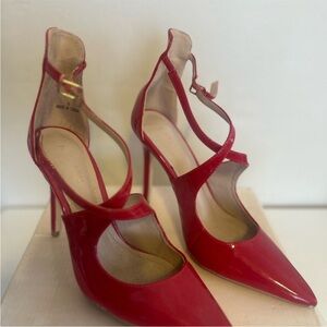 Elegant Red Stiletto Heels